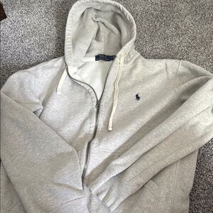 Ralph Lauren Cream Textured Hoodie